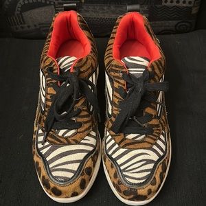 Cheetah Leopard print trainers